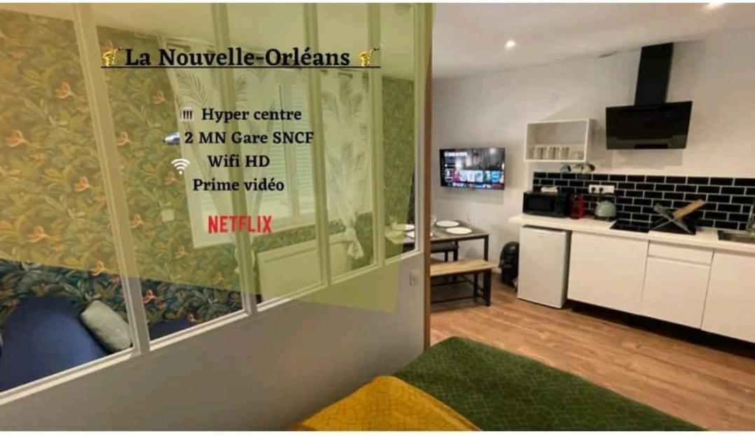 Apartment La Nouvelle-orleans - Hyper-centre- 2mn Sncf - Wi-fi Netflix Gratuit
